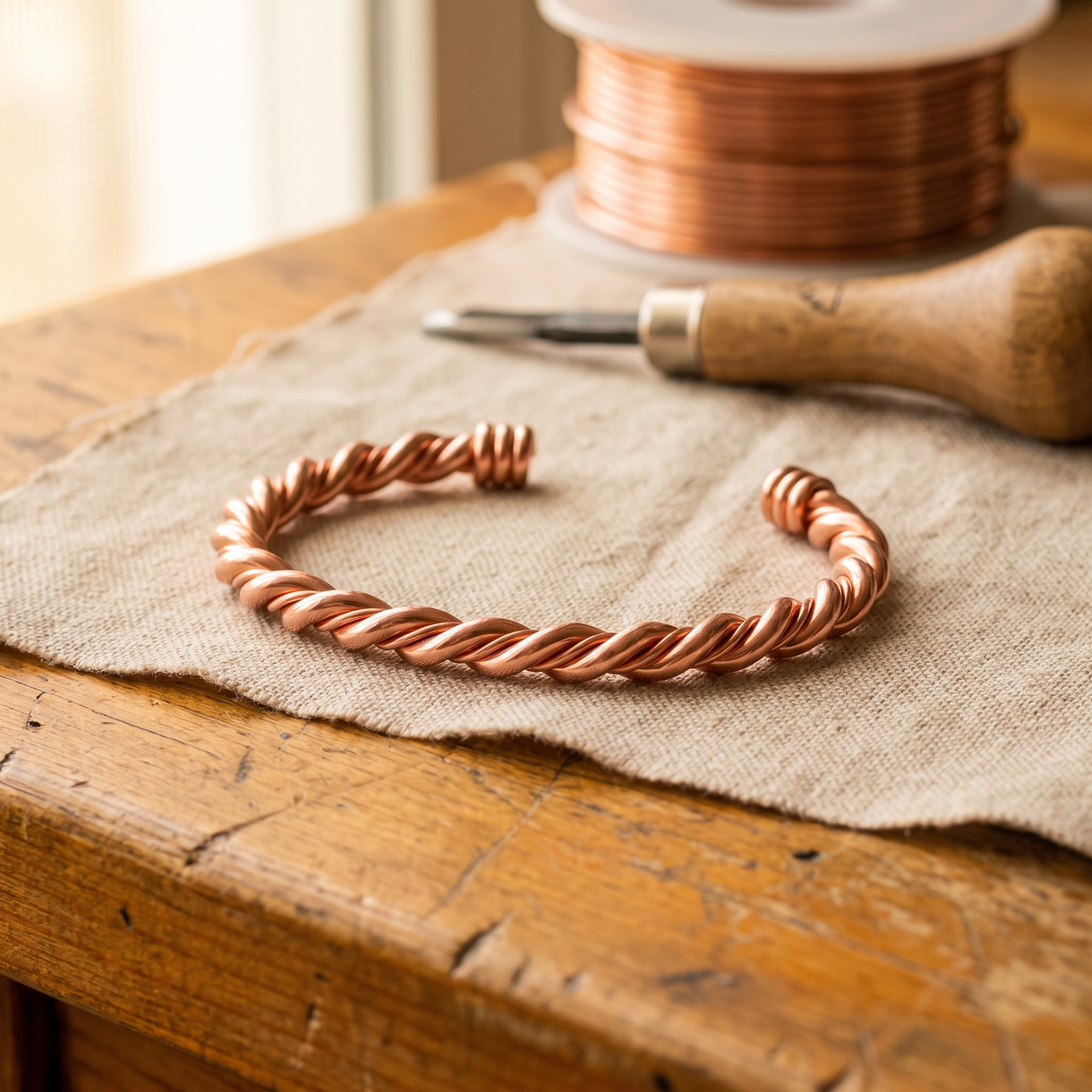 Pulsera de cobre Tensor