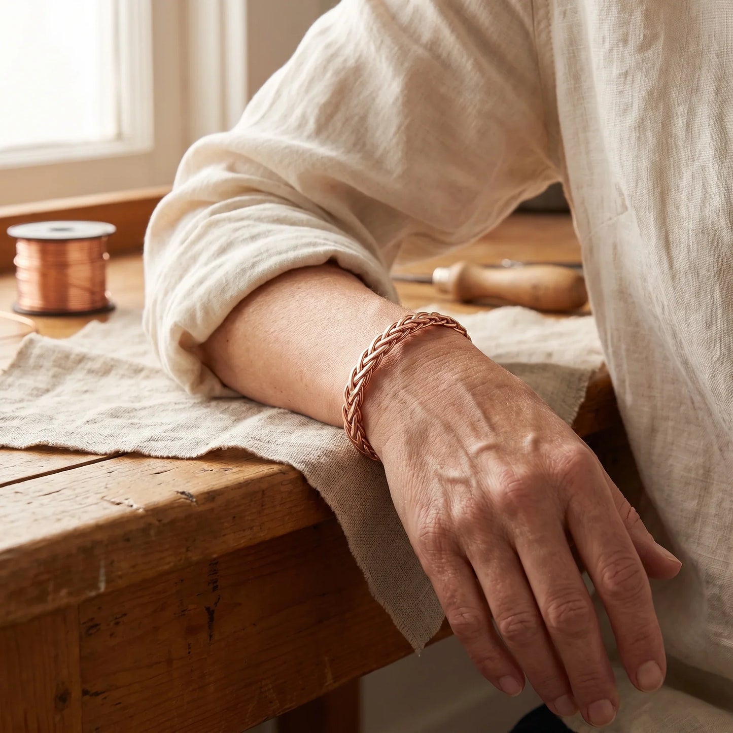Pulsera de cobre Bramble