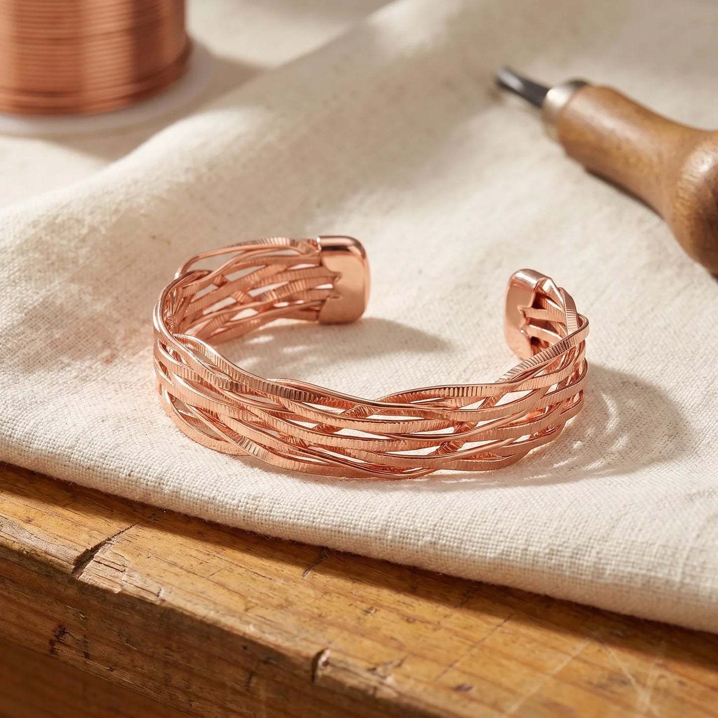 Pulsera de cobre Wisp