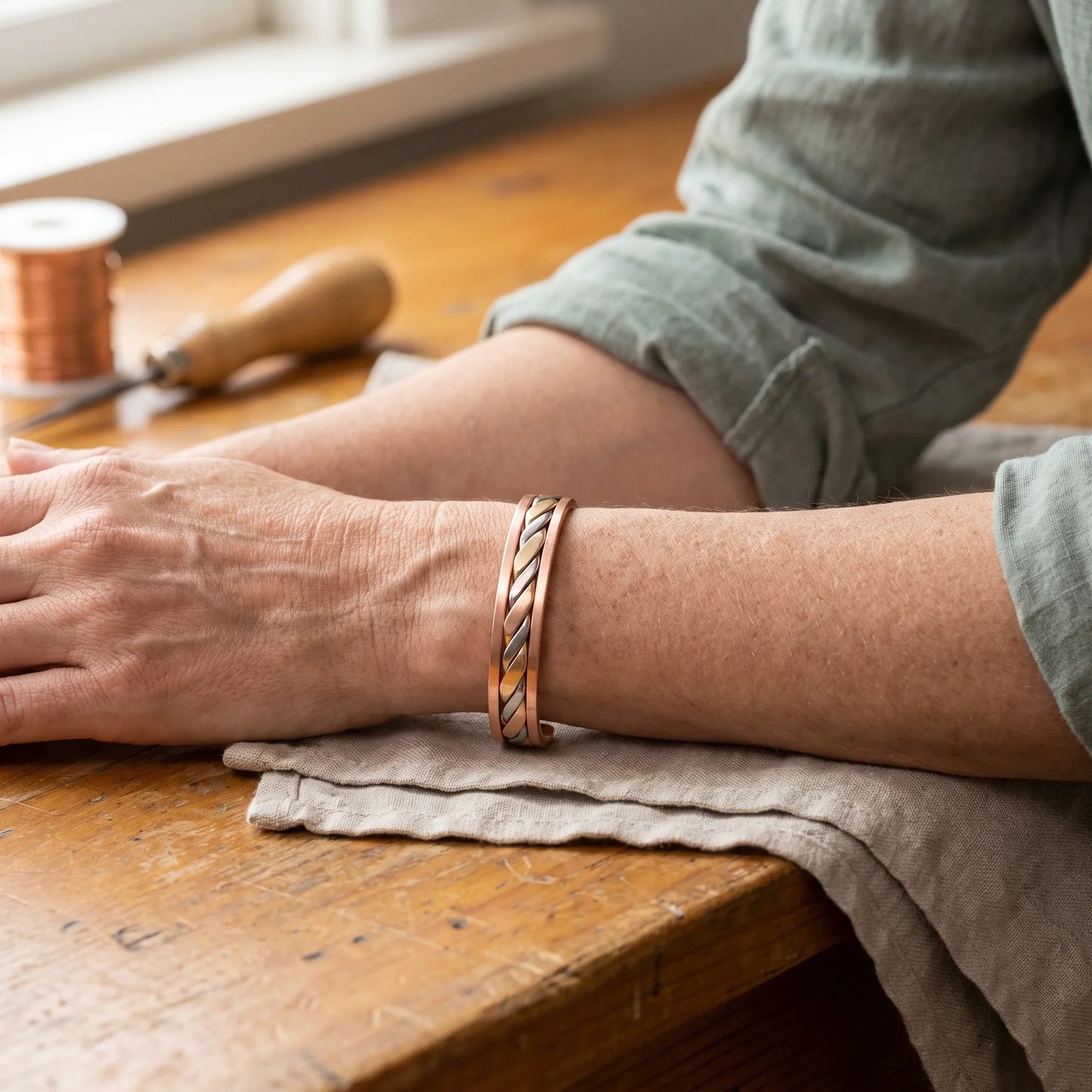 Pulsera de cobre Bud