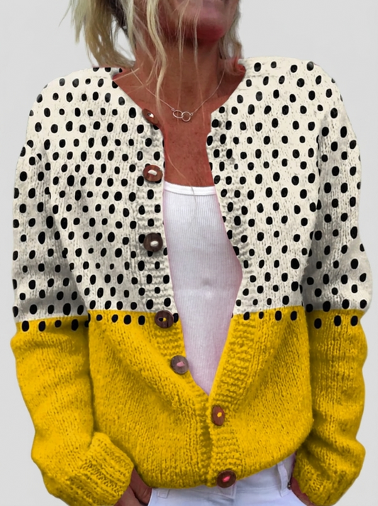 Colette — Gilet en mélange de tissus