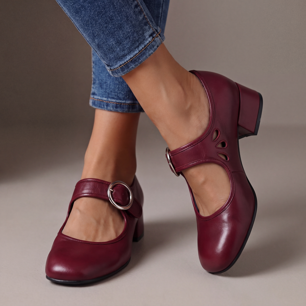 Josephine | Sandales confortables en cuir