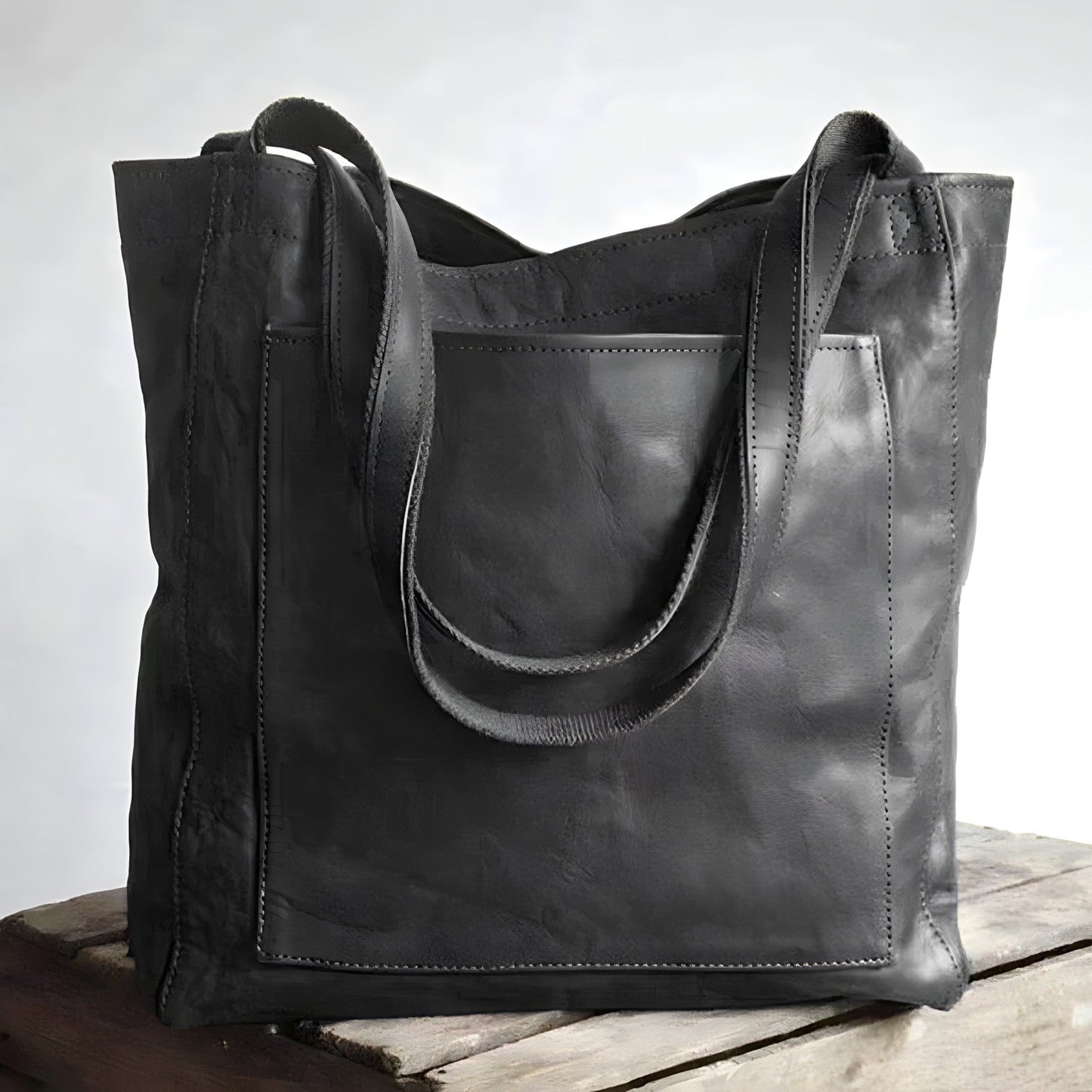 Juana - Bolsa Tote de Cuero Minimalista