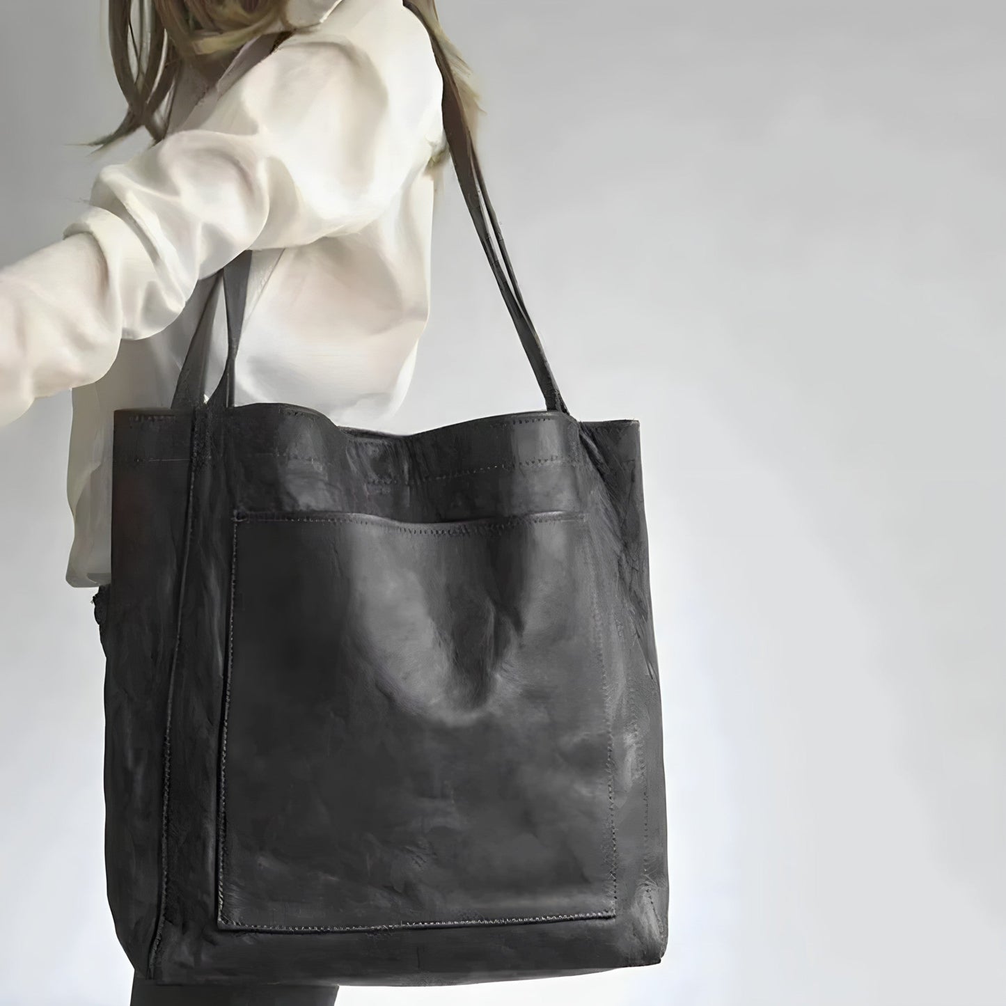 Juana - Bolsa Tote de Cuero Minimalista