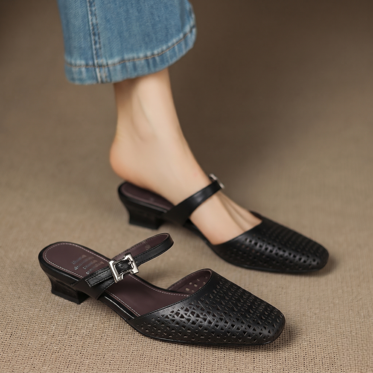 Nilda | Mules en Cuir