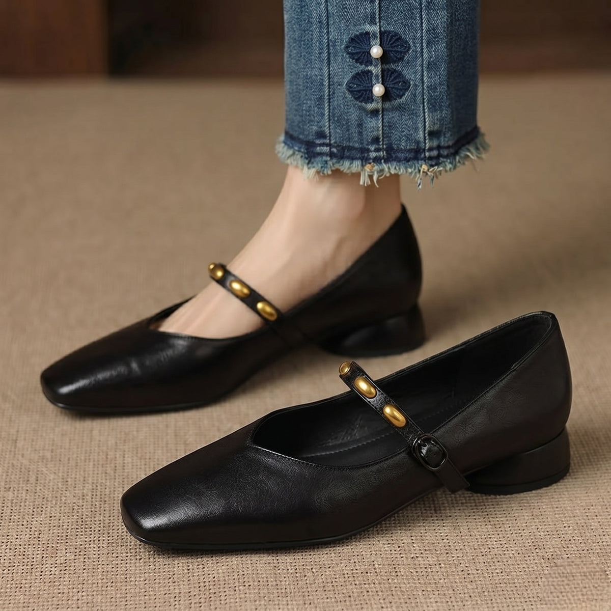 Zyra | Ballerines en Cuir