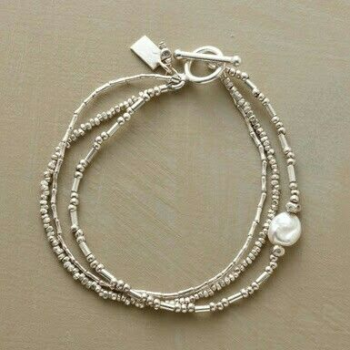 Paquete de pulseras de perlas vintage