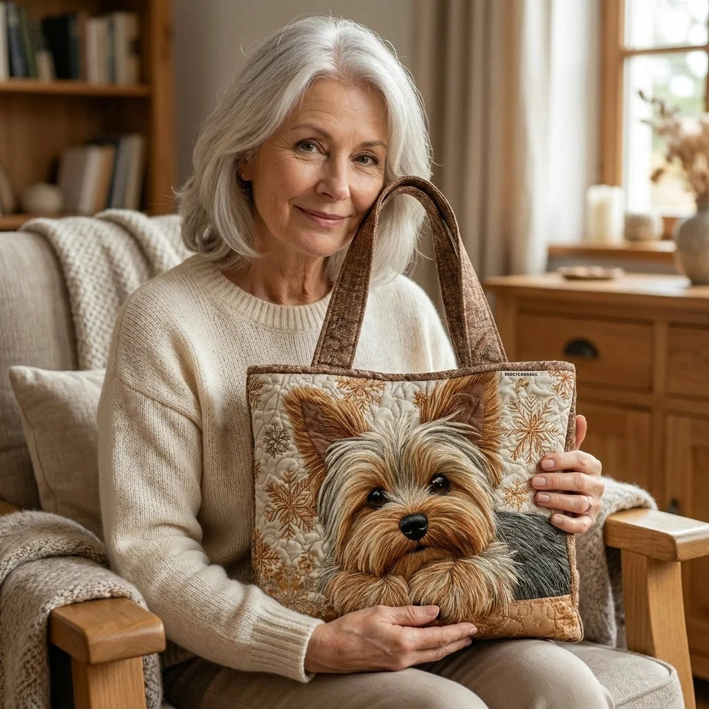 Sac fourre-tout matelassé - Yorkshire Terrier