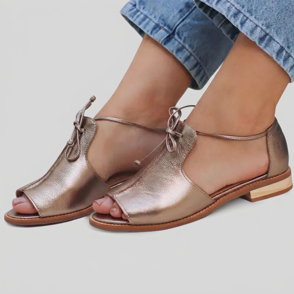 Lilliana – Sandalias de cuero con tiras