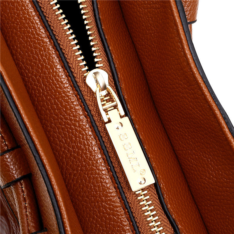 Amalia - Bolsa Bicolor Textura Cocodrilo