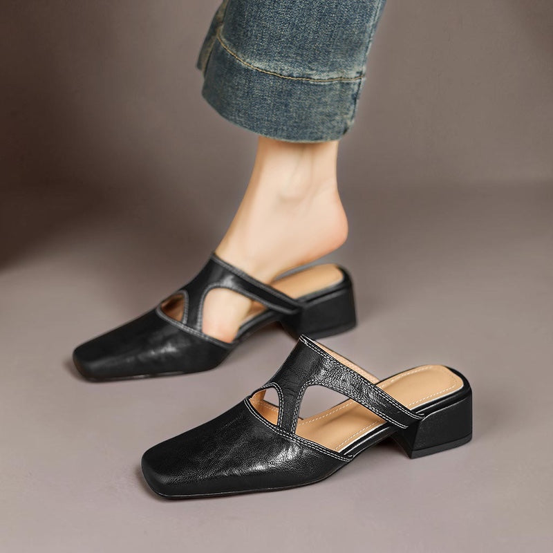 Dessa | Mules en Cuir