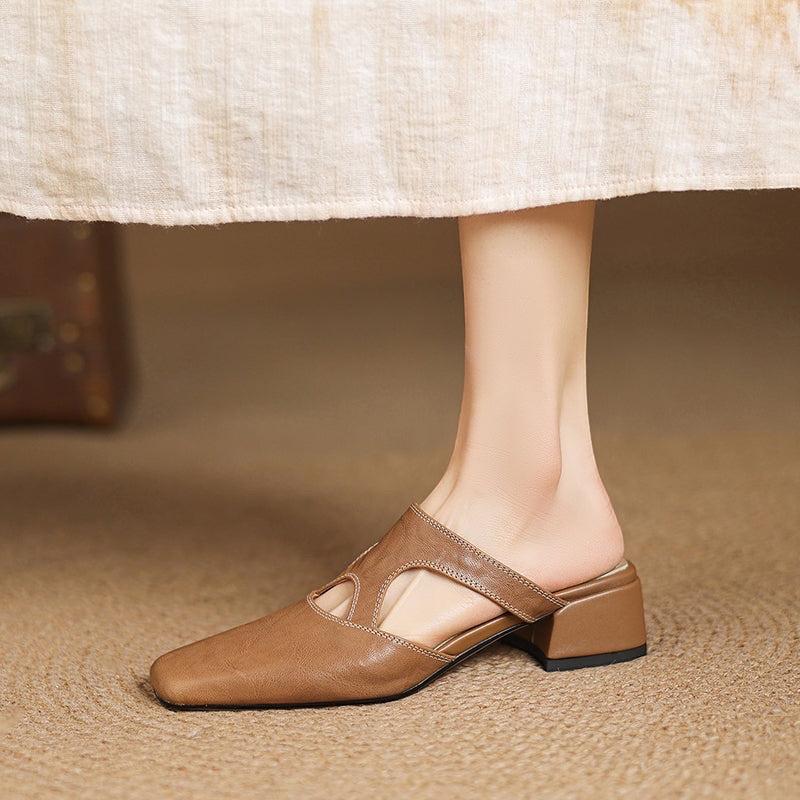 Dessa | Mules en Cuir