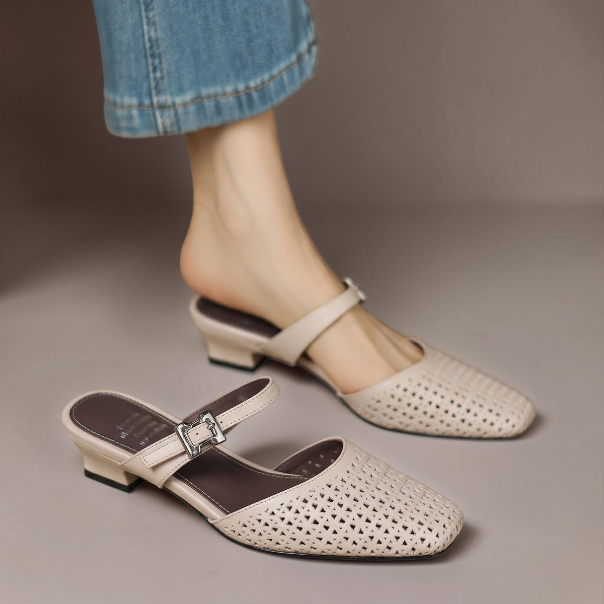 Nilda | Mules en Cuir