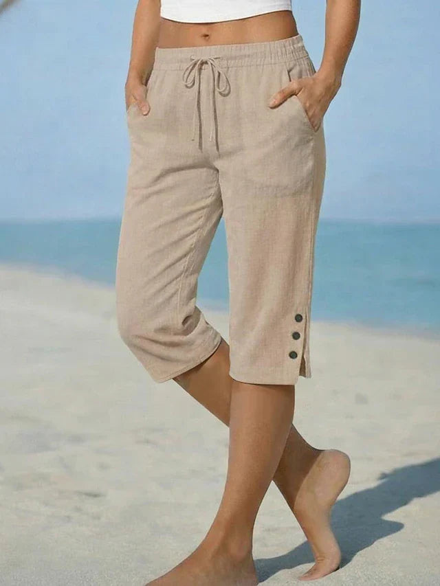 DELPHIA™ | Pantalones Capri a la Pantorrilla