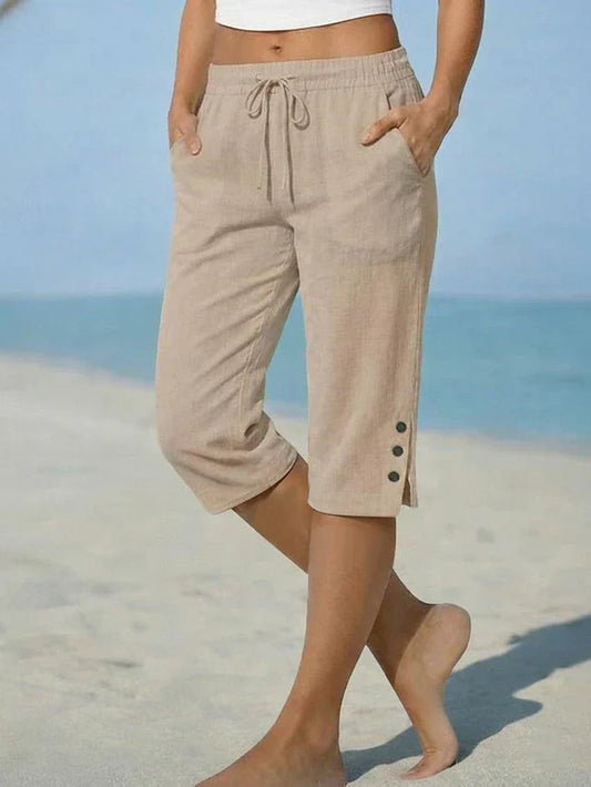 DELPHIA™ | Pantalons capri mi-mollet