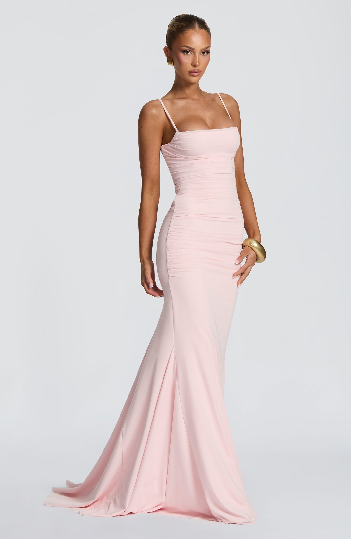 Vestido Zaria - Rosa empolvado