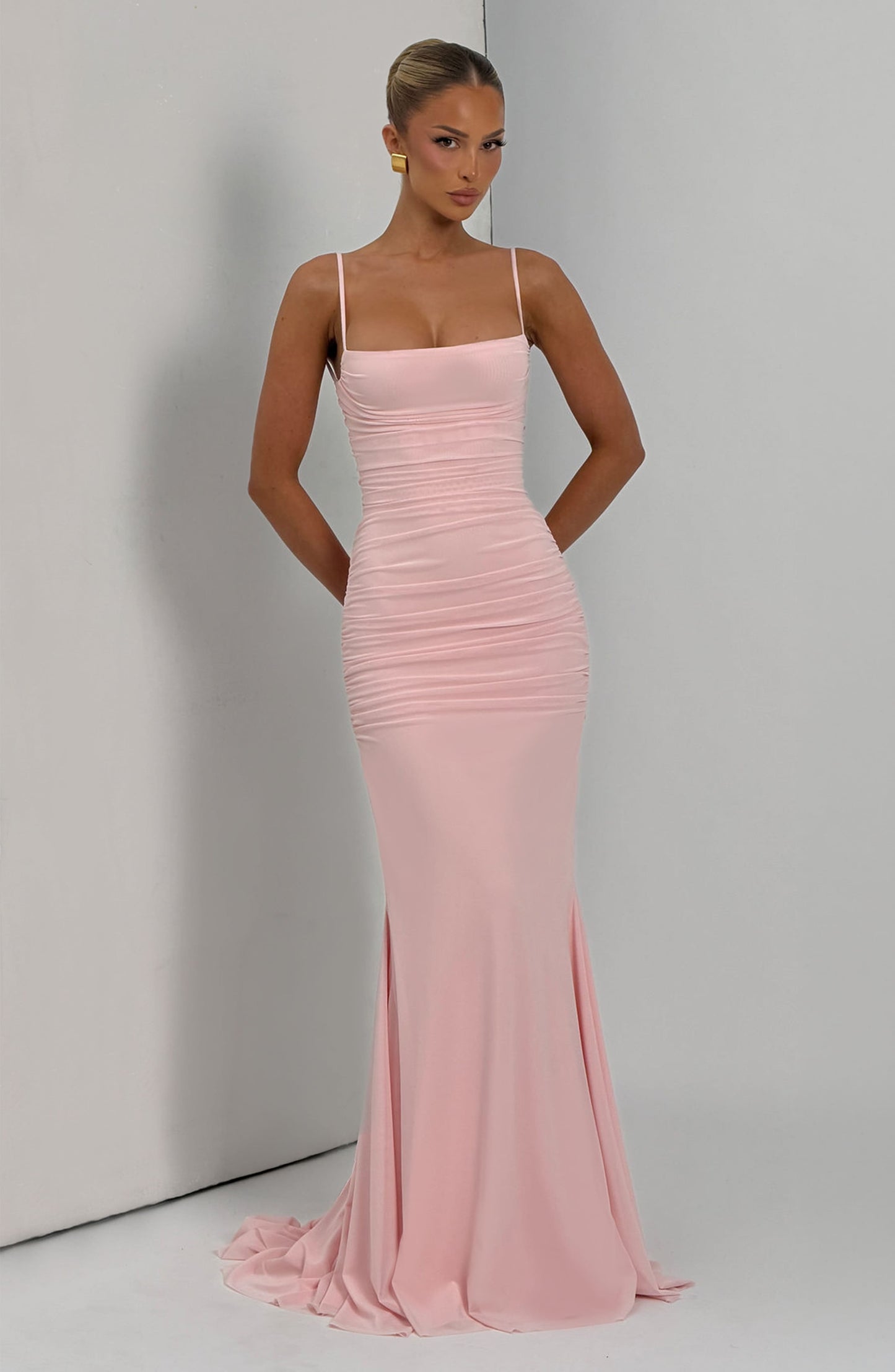 Vestido Zaria - Rosa empolvado