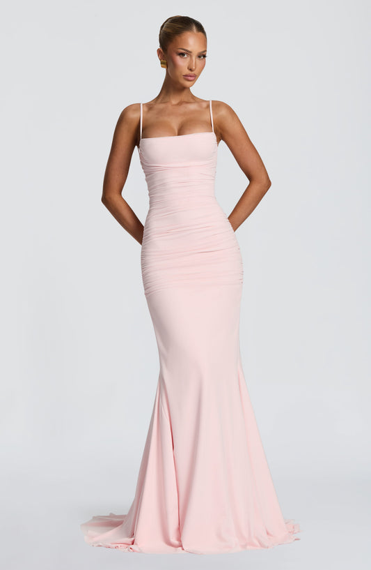 Vestido Zaria - Rosa empolvado